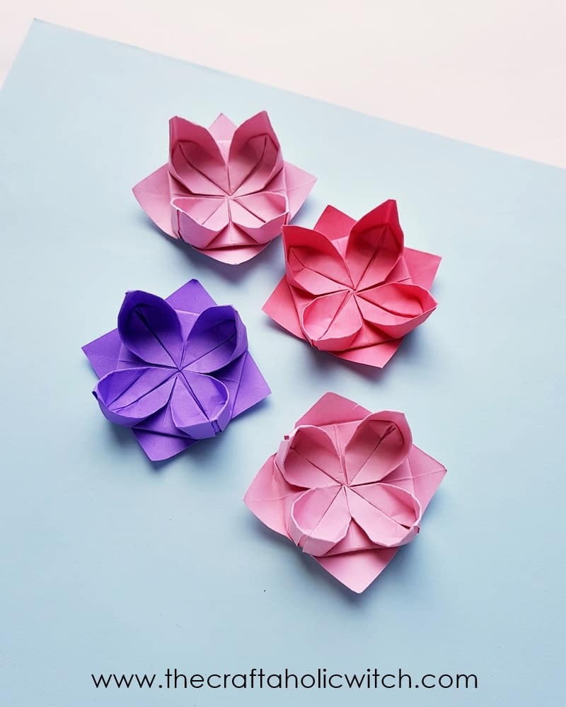 How To Make Origami Lotus Flower (Easy Instructions + Video)