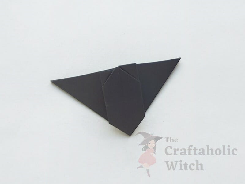 Prepare the Right Flap of paper bat 