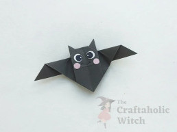 How to Make Origami Bat (Easy Folding Instruction + Video)