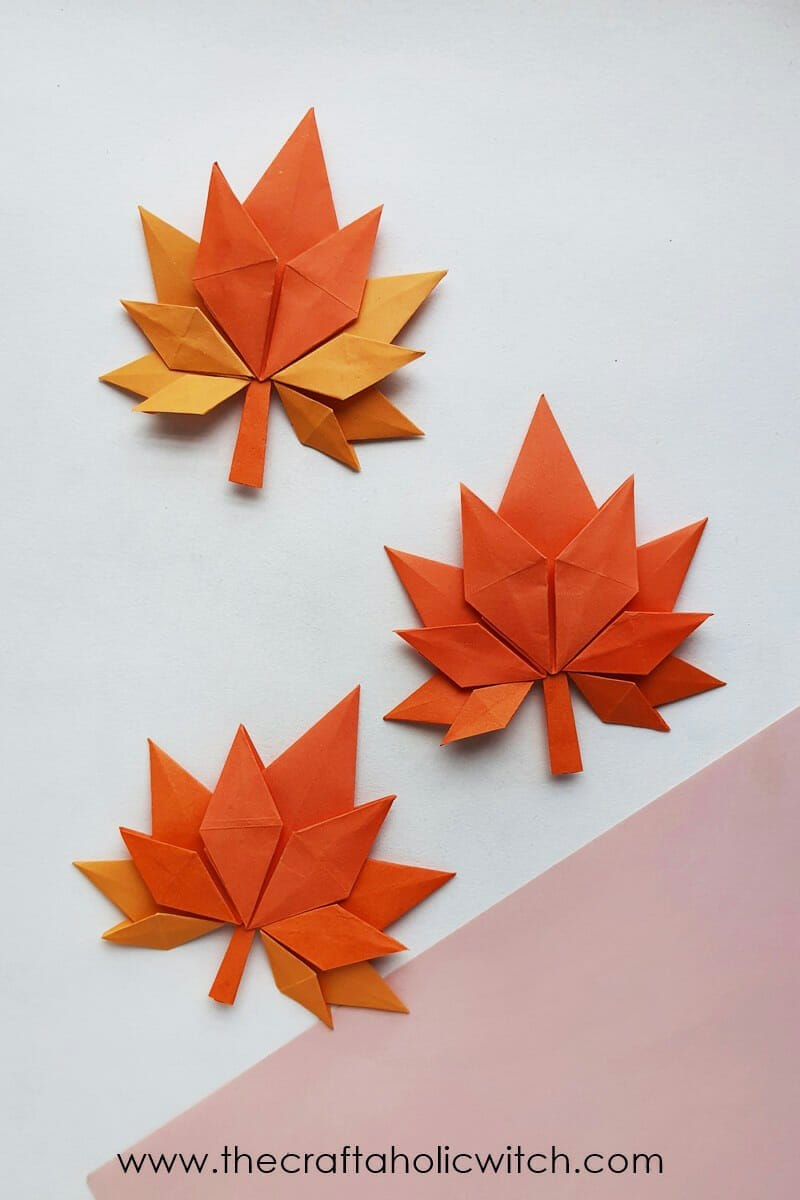 origami maple leaf