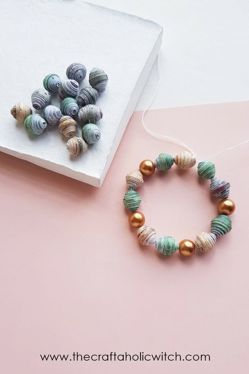 how to make paper beads