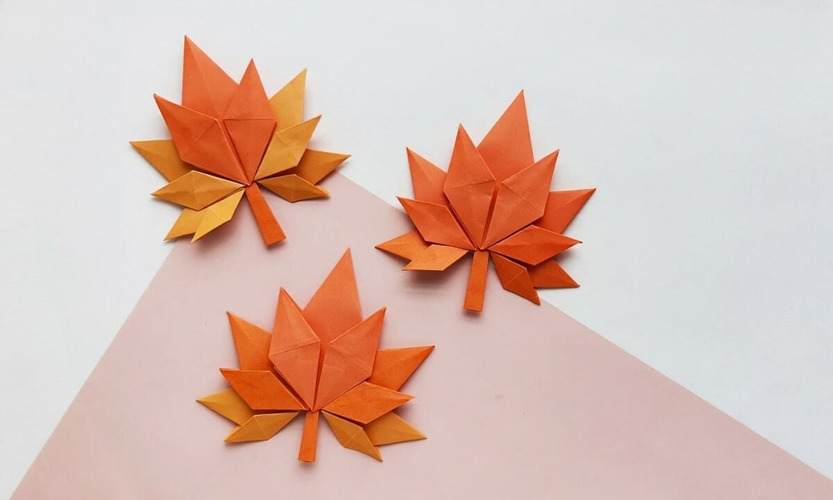 Paper Leaves, Paper Crafts For School, ORIGAMI LEAVES / [LEAF], Paper  Craft