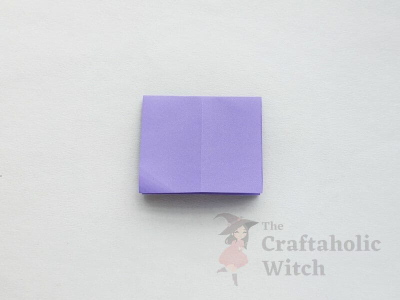 origami butterfly step 2