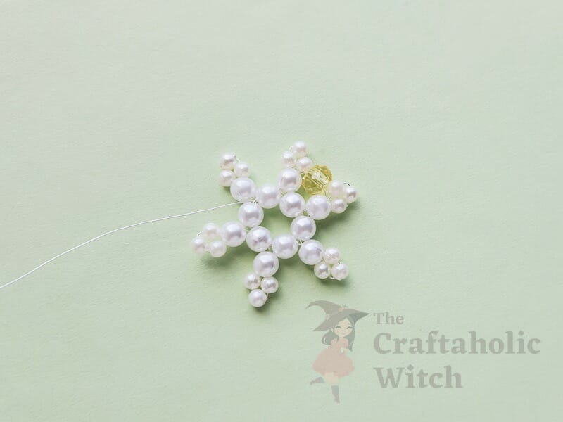 How to Make Beaded Snowflake Ornaments for Christmas + Video