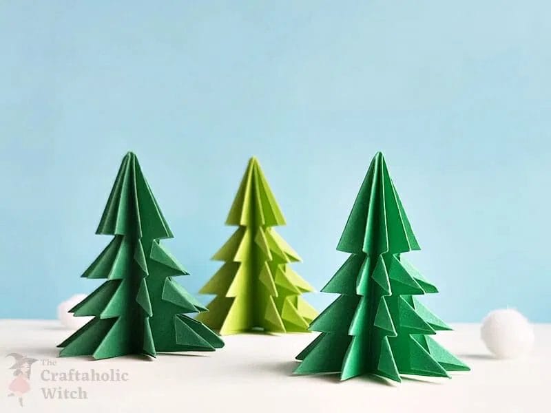 How to Make 3d Paper Christmas Trees (+ Video & Tips)
