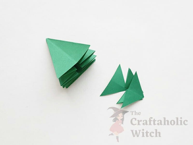 Tree Steps 8 - How to Make 3d Paper Christmas Trees (+ Video & Tips)