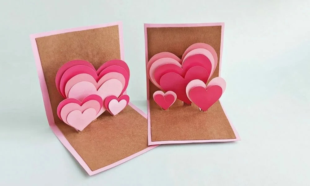 Valentine's Day Craft - DIY Heart Bookmark with Post-it(R) Notes, How to  Fold Paper Origami Heart 
