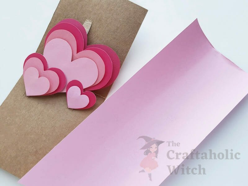 Heart Pop Up Card Steps 10 - Easy Heart Pop up Card for Beginners + Free Template & Video