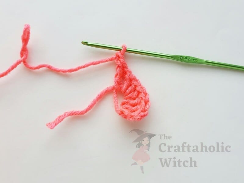 step 5: Treble Crochet