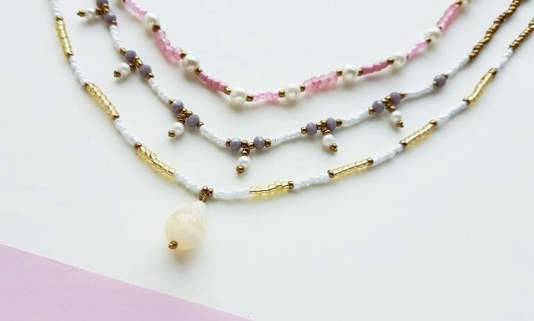 How to Make Beaded Necklaces (3 Designs with Full Tutorials)