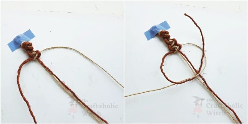 Step 7: Continue Knotting