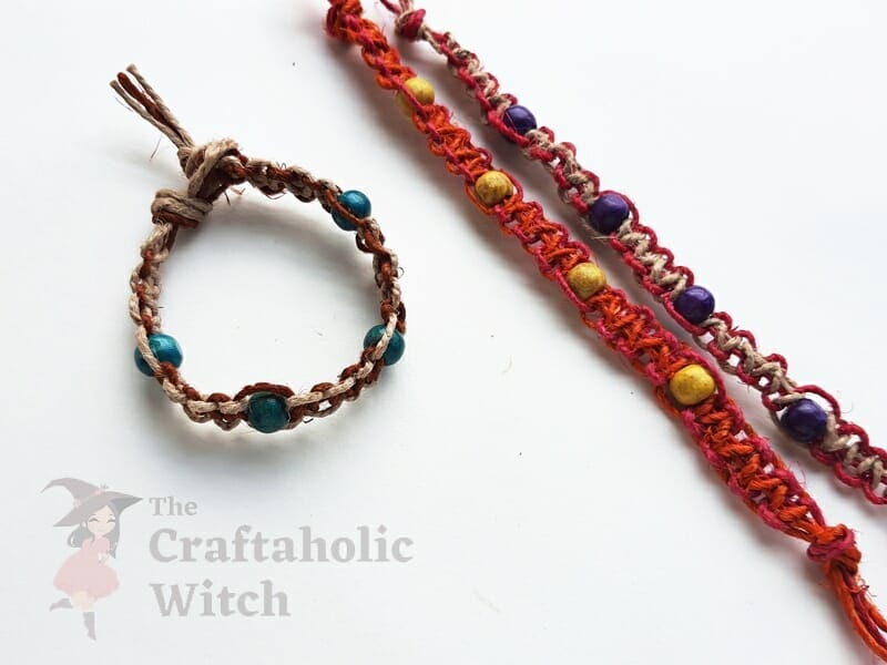 Macrame bracelet patterns on sale hemp