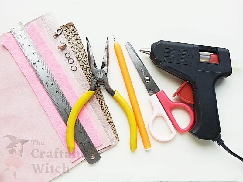 Leather bracelet making kit, Sewing kit for beginners, Cute craft