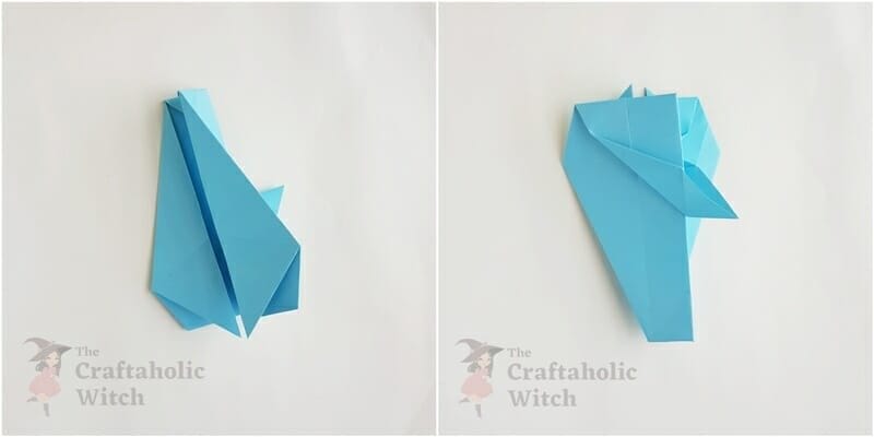 origami shark step 11
