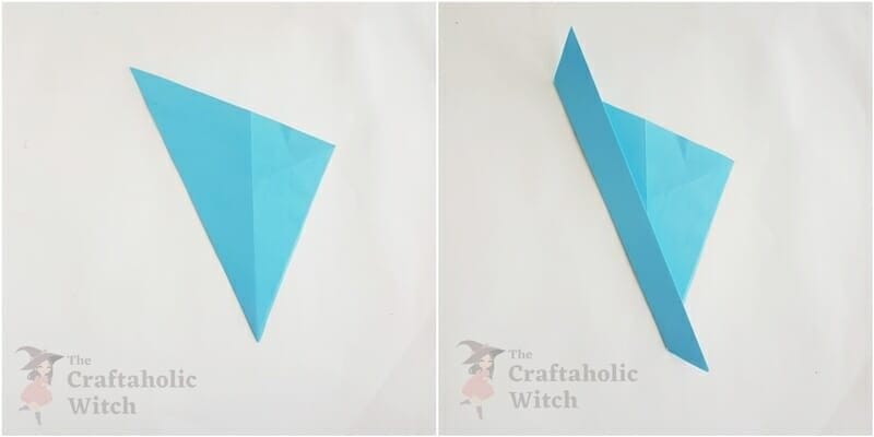 origami shark step 2