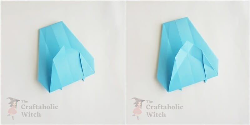 origami shark step 9