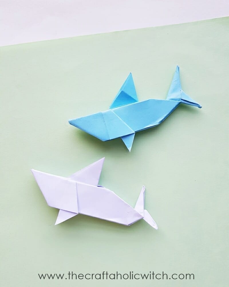 how to make origami shark