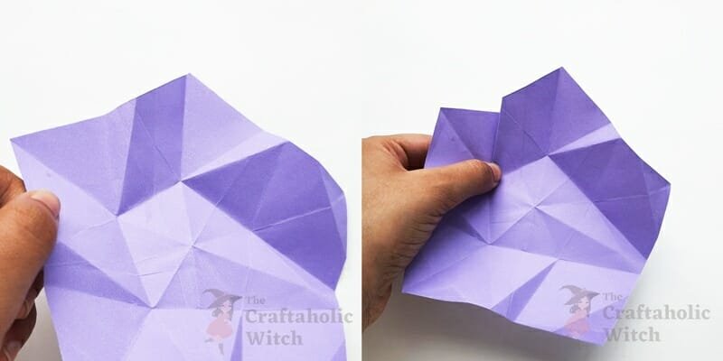 step 11: Making 5 pointed origami Star 