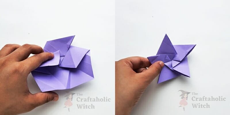 Cute origami I how to fold chubby large star 