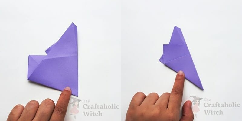 step 5: Making 5 pointed origami Star 