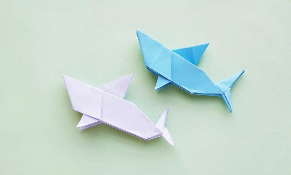 how to make origami shark