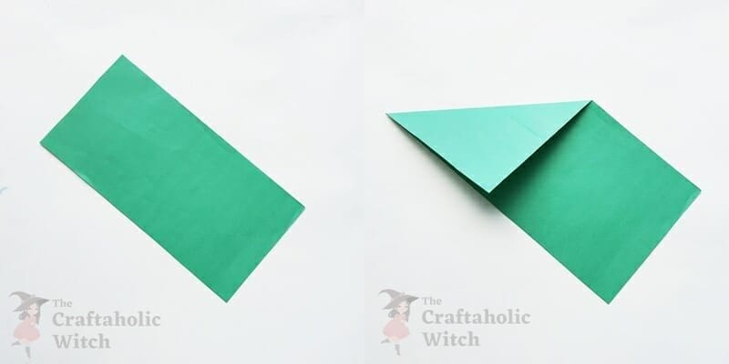 the coolest origami frog - step 1