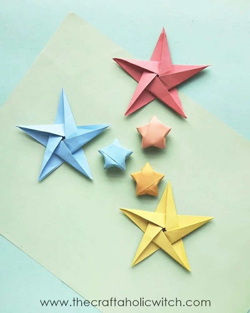 DIY Paper Stars - Learn How to Make Paper Bag Stars