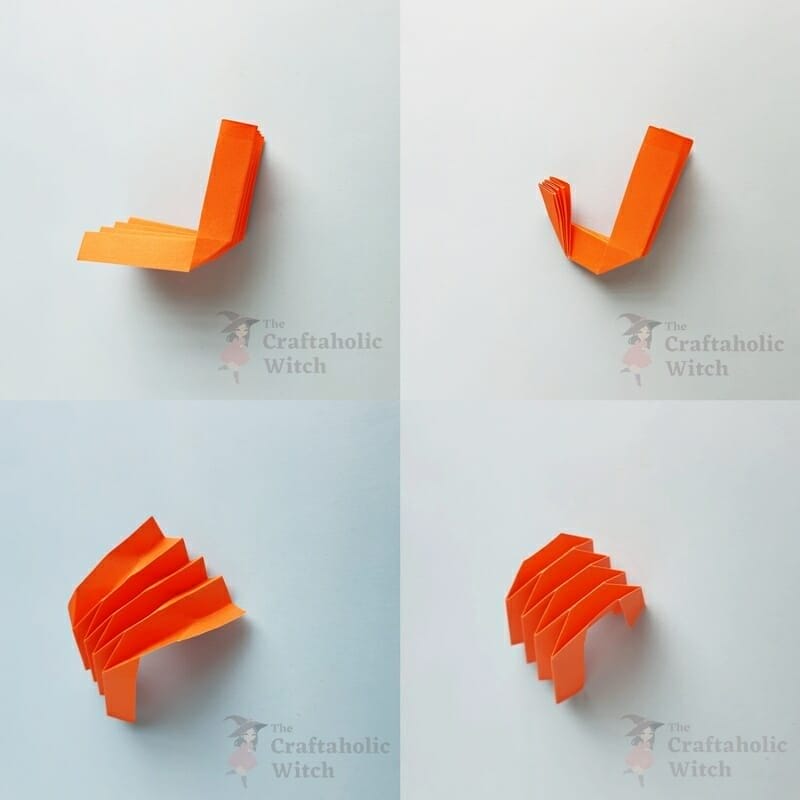 pumpkin origami step 4