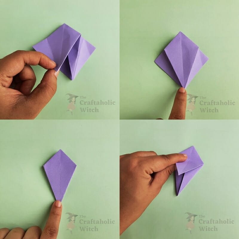 origami spider - Step 3: Fold the Sides Inwards