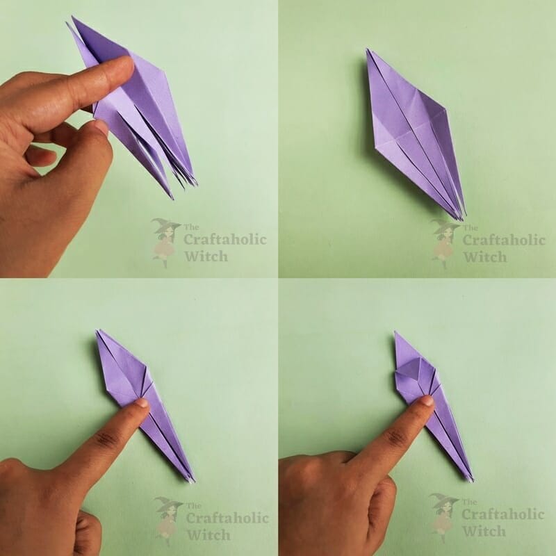 origami spider - Step 6: Separating the Legs