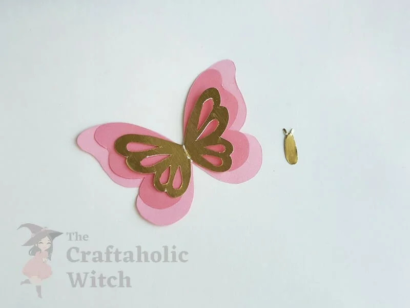 How to make a 3d paper butterfly + free printable butterfly