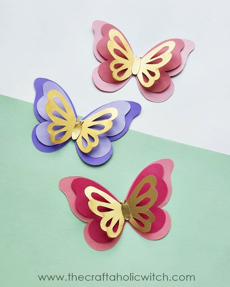 how to make paper butterflies