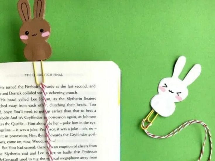 DIY Bunny Bookmark - 23 Easy and Creative DIY Bookmarks with Complete Tutorial