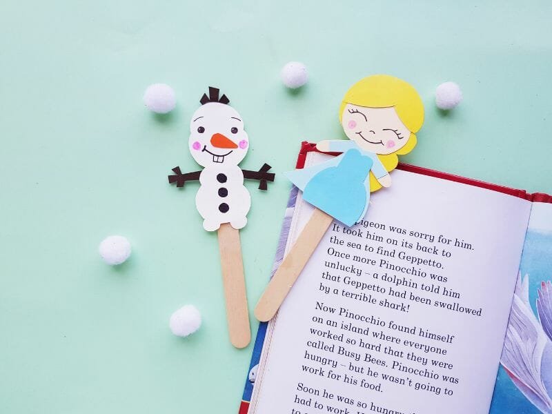 frozen movie bookmark - 23 Easy and Creative DIY Bookmarks with Complete Tutorial