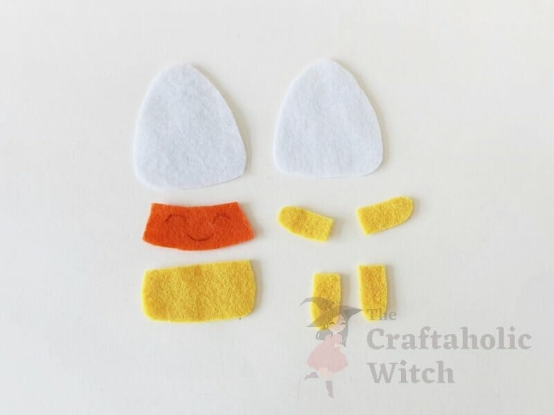 Step 5: Preparing the Candy Corn Pattern Step 5: Preparing the Candy Corn Pattern