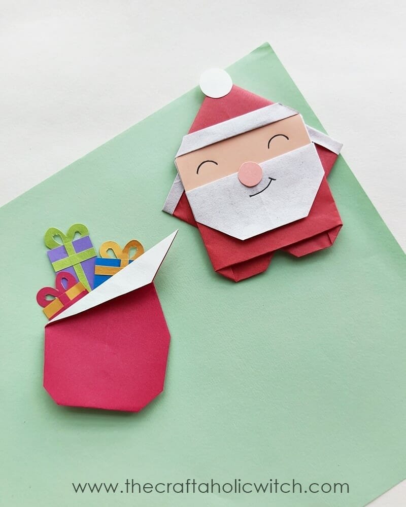 How to Fold Origami Santa (Easy Instructions with Video)