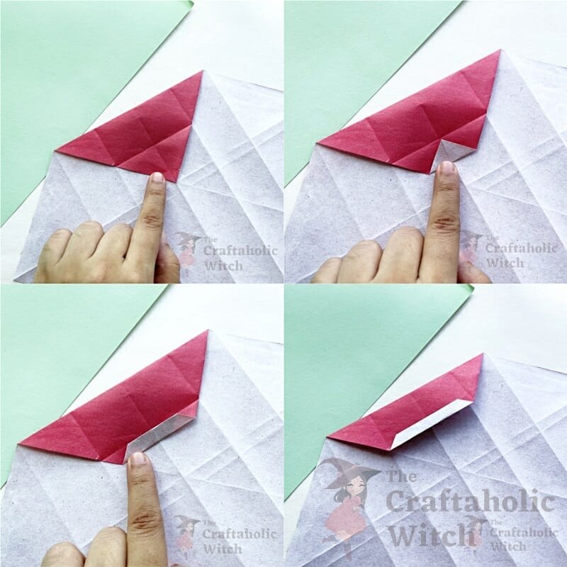 origami santa step 3