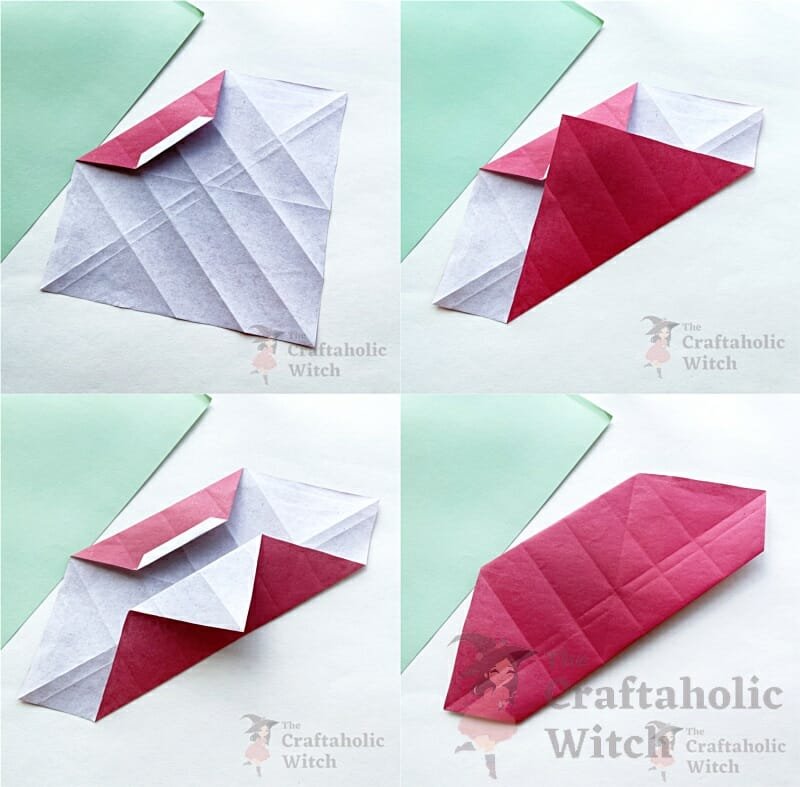 origami santa step 4
