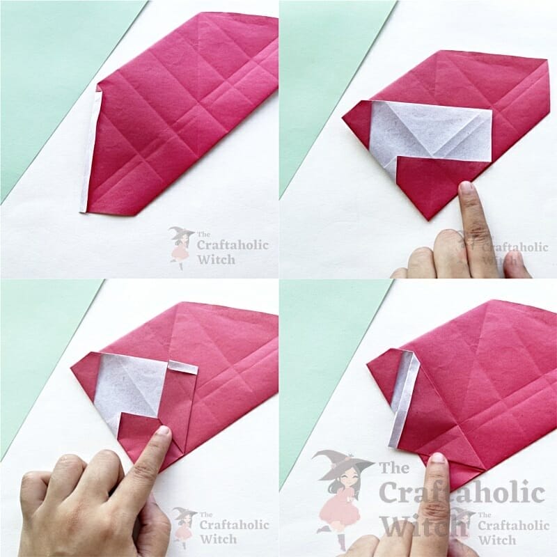 origami santa step 5