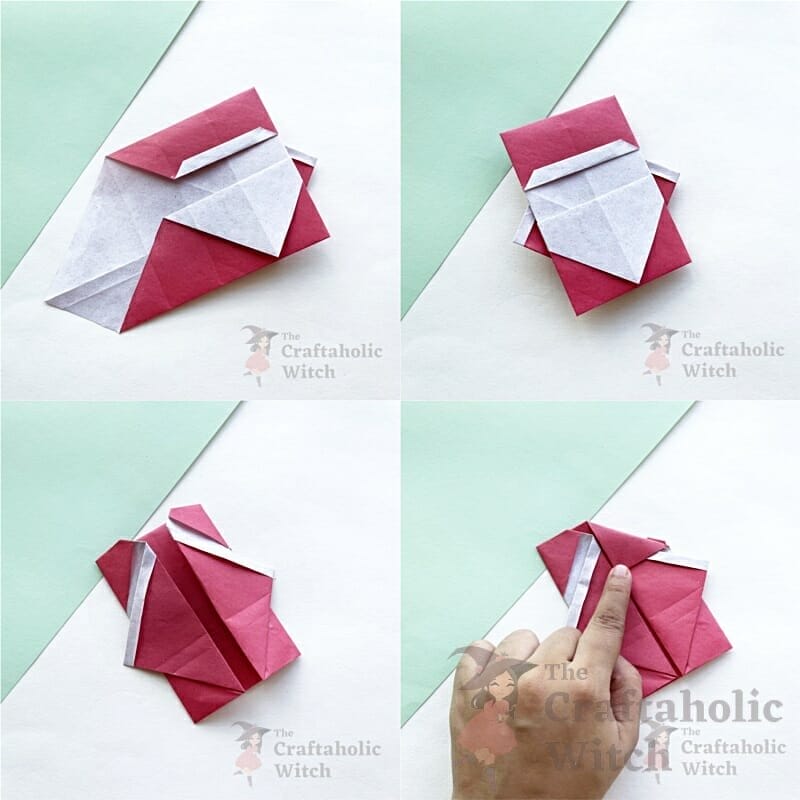 origami santa step 6