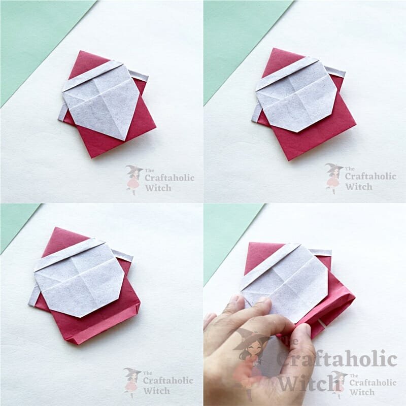 origami santa step 7