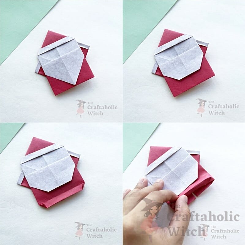 origami santa step 7