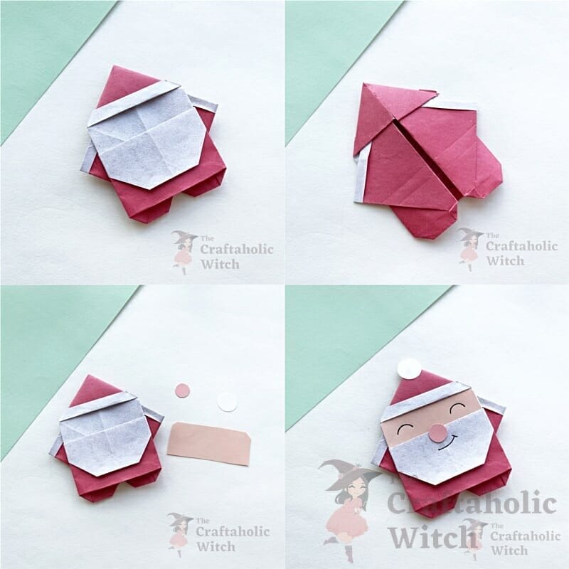 origami santa step 8