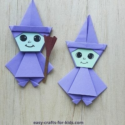 origami witch instructions - 16 Spooky Halloween Origami Projects with Complete Tutorials
