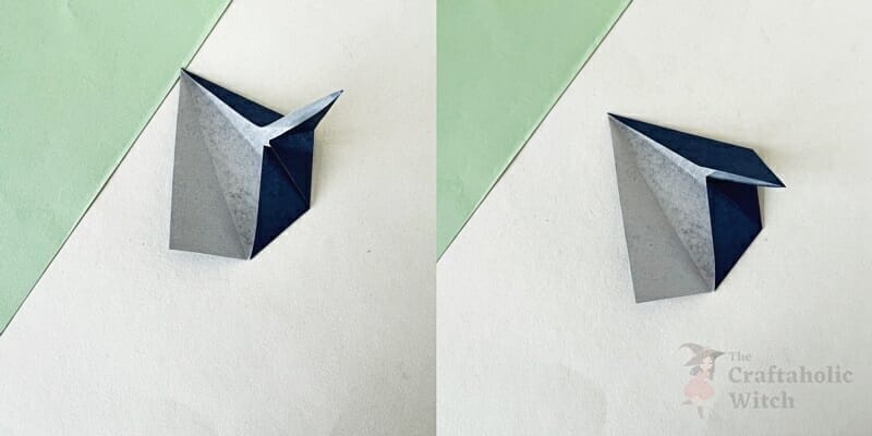 origami snowflake instruction step 5