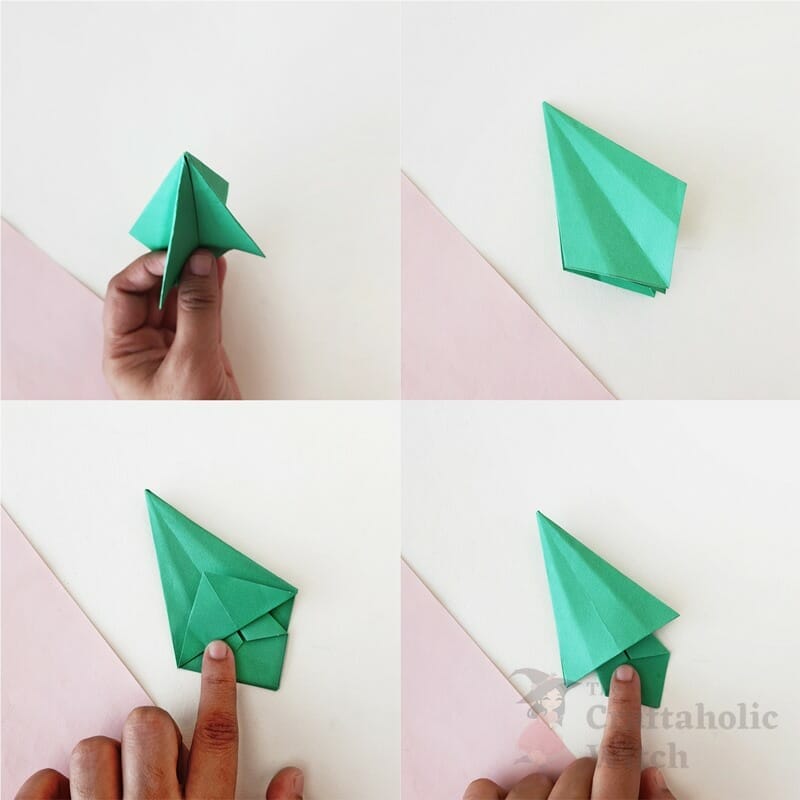 How to Make Origami Christmas Trees (Instructions + Video)