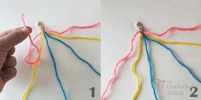 Step 5: Completing the First Knot