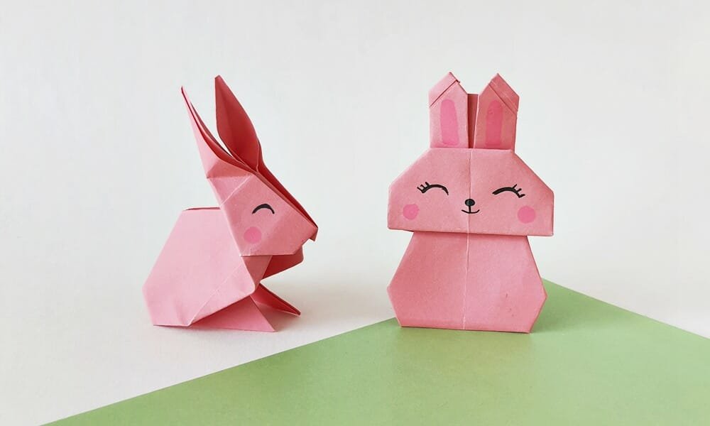 how to make origami bunny