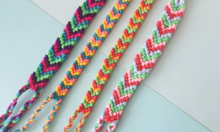 How to Make a Chevron Friendship Bracelet (With Video)
