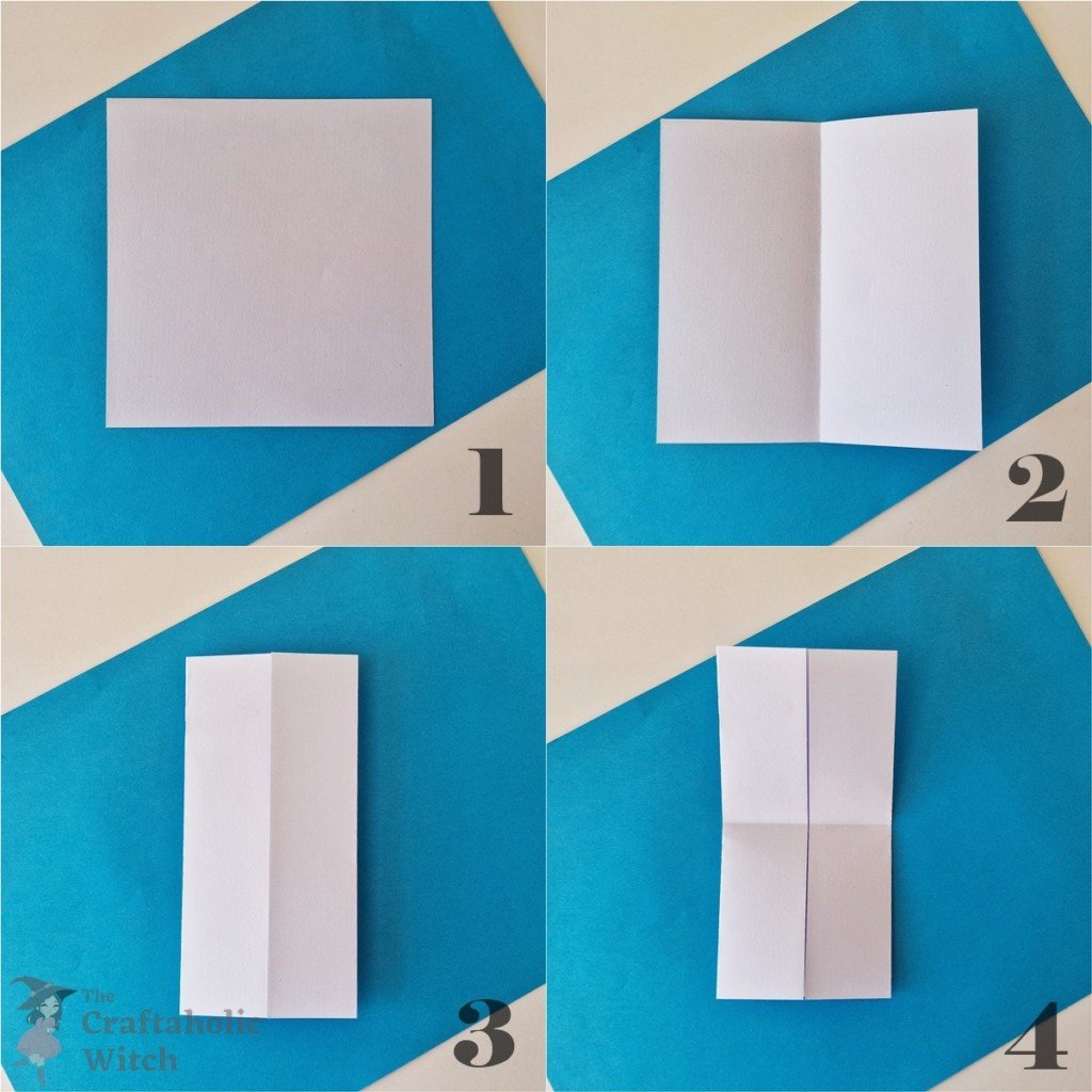 Origami Panda Step 1